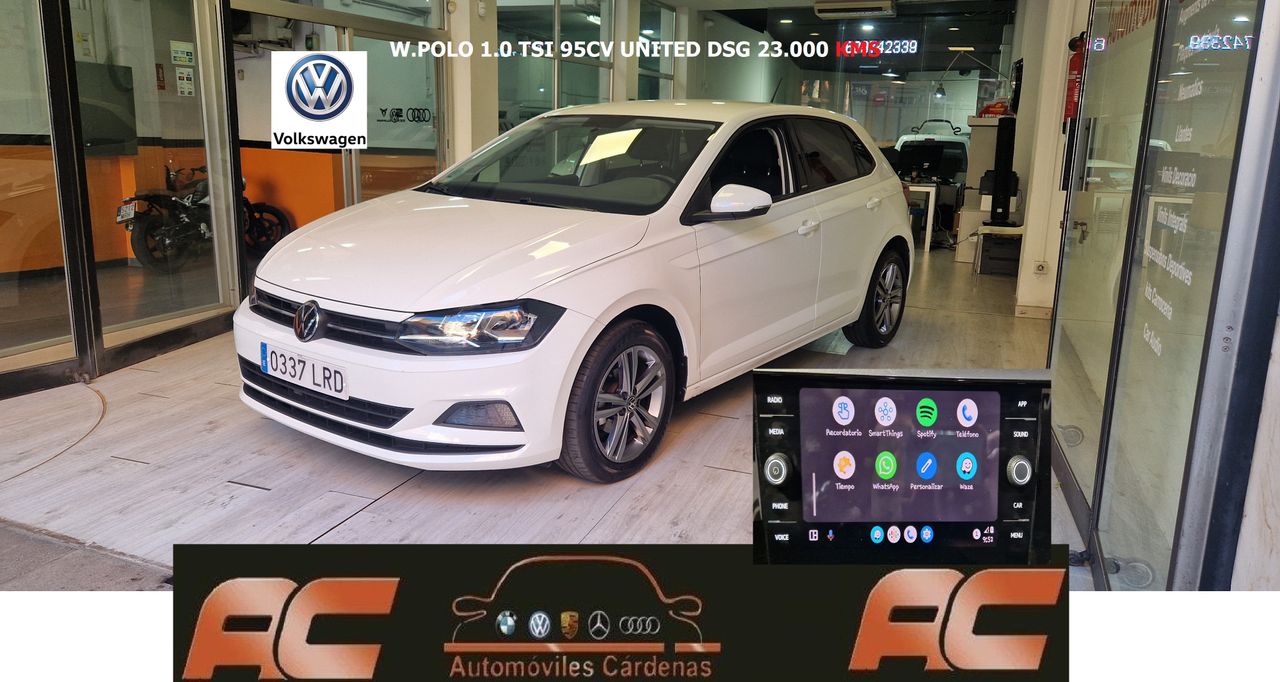 Volkswagen Polo 1.0 TSI 95CV ADCANCE UNITED DSG CAMBIO AUTOMATICO 7V-APPLE CARPLAY INHALAMBRICO  - Foto 1