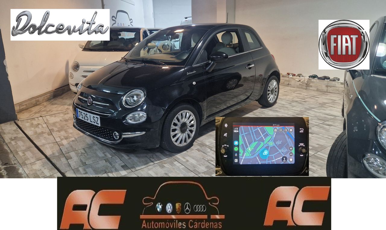 Fiat 500 1.0 Hybrid DOLCEVITA 09/2021 TECHO-APPLE CARPLAY-ASIENTOS DEPORTIVOS  - Foto 1