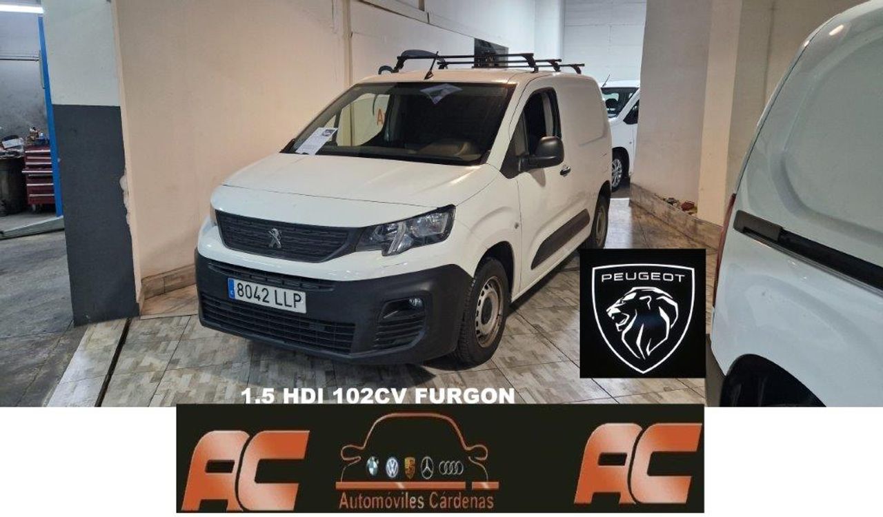 Peugeot Partner 1.5 HDI 102CV FURGON AIRE-CONTROL DE VELOCIDAD-LUNES AUTOMATICAS  - Foto 1