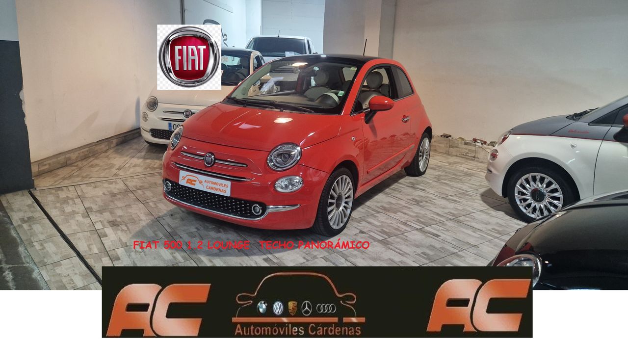 Fiat 500 1.2 LOUNGE TECHO PANORAMICO-BLUETOOTH  - Foto 1