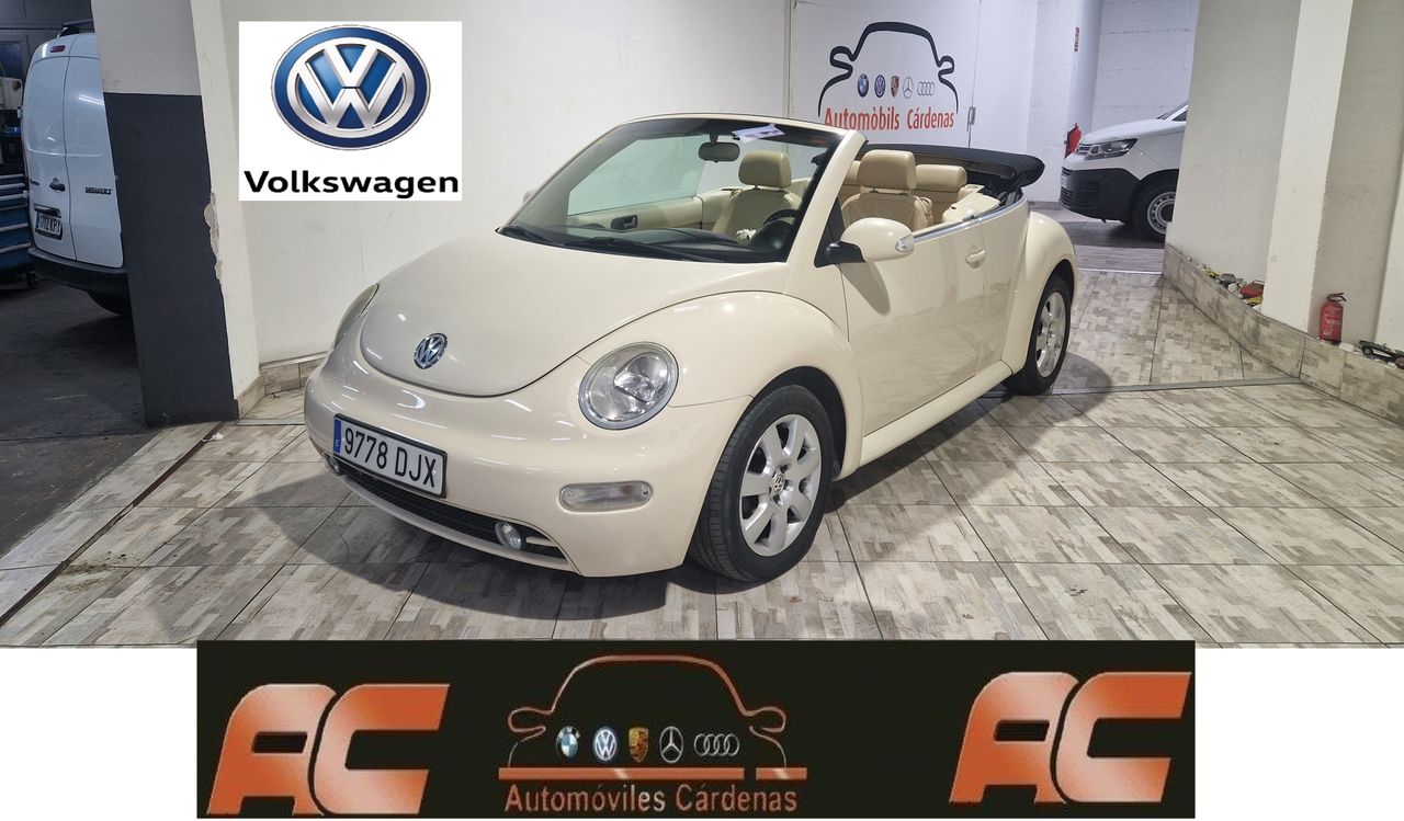 Volkswagen New Beetle 1.6 102CV CABRIOLET CUERO BEIGE  - Foto 1
