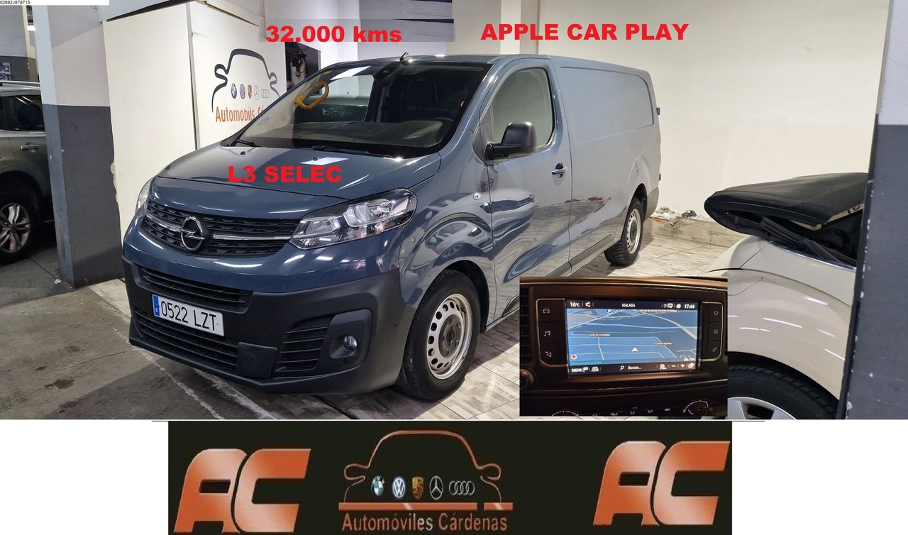 Opel Vivaro 1.5 DCI 102CV TALLA M L2 LARGA APPLE CARPLAY-BLUETOOTH-SENSORES  DELANTEROS Y TRASEROS  - Foto 1