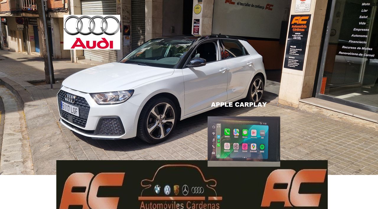 Audi A1 SPORTBACK 1.0 TSI    APPLE CARPLAY-BLUETOOTH-TECHO NEGRO  - Foto 1