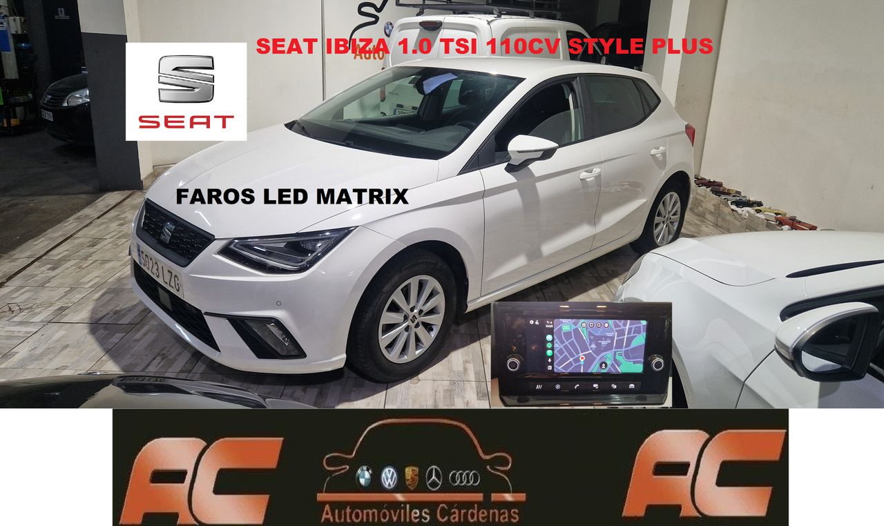 Seat Ibiza 1.0 TSI 110CV STYLE PLUS APPLE CARPLAY-BLUETOOTH-CAMARA T  - Foto 1