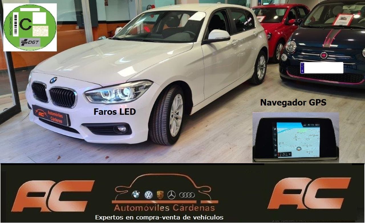 BMW Serie 1 116D NAVEGADOR GPS-FAROS LED-CLIMA-BLUETOOTH  - Foto 1