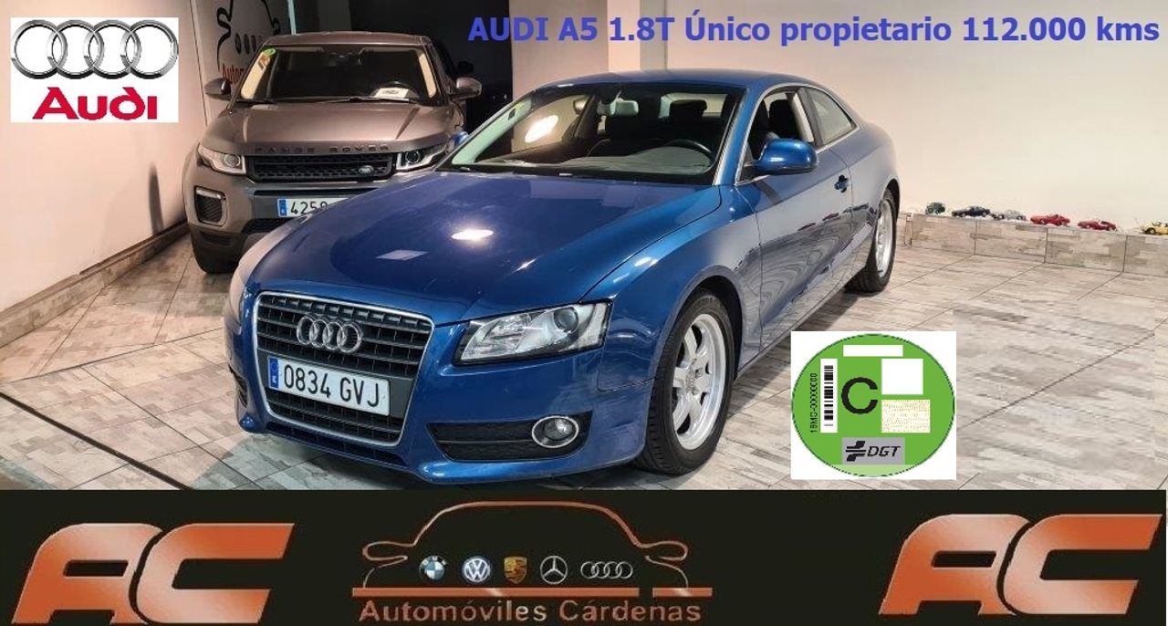 Audi A5 1.8T COUPE UNICO PROPIETARIO-CLIMA-LLANTAS  - Foto 1