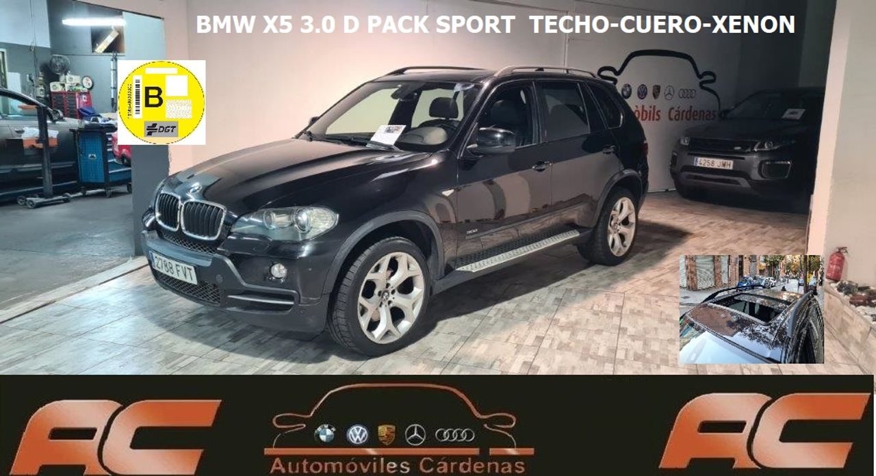 BMW X5 3.0 D AUTOMATICO PACK SPORT TECHO-LLANTA 20
