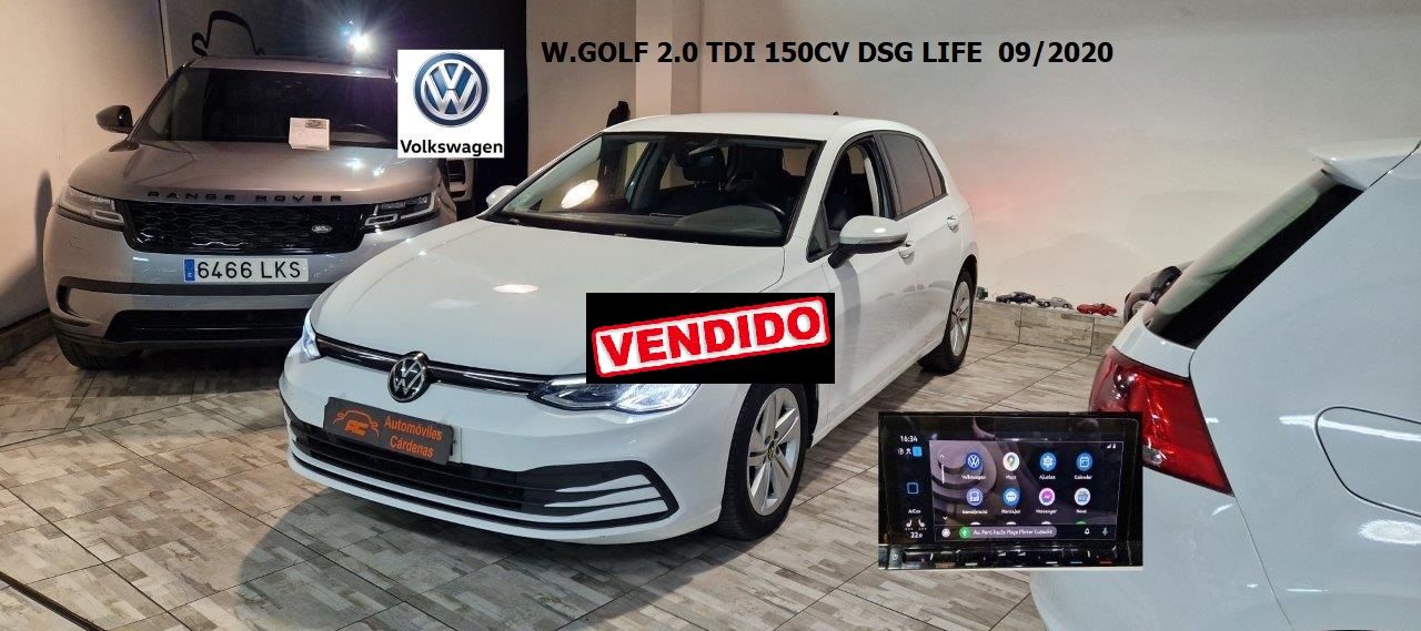 Volkswagen Golf 2.0 TDI 150CV DSG APPLE CARPLAY-BLUETOOTH-SENSORES DEL YTRASEROS  - Foto 1