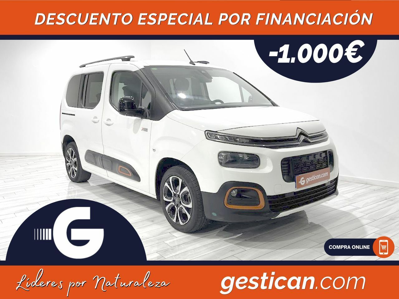 Citroën Berlingo Talla M BlueHDi 100 S&S FEEL G8898  - Foto 1