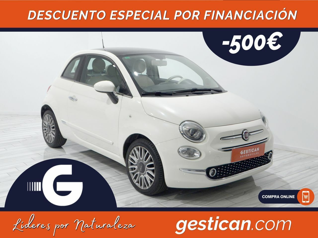 Fiat 500 1.2 8v 51kW (69CV) Lounge G0000  - Foto 1