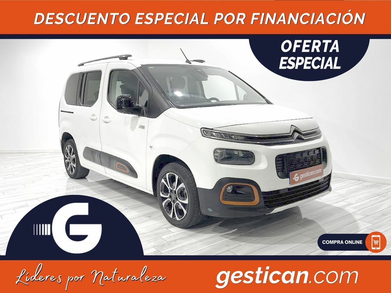 Citroën Berlingo Talla M BlueHDi 100 S&S FEEL G8898  - Foto 1