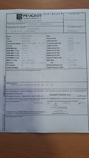 Peugeot 607 607 3.0 V6 Pack Aut.  - Foto 7