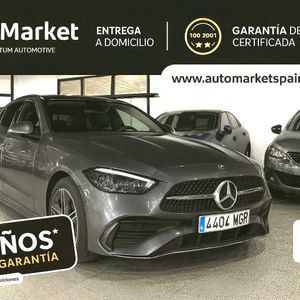Mercedes Clase C C 200 D AMG Line Premium Plus GRIS GRAFITO (METALIZADO  - Foto 2