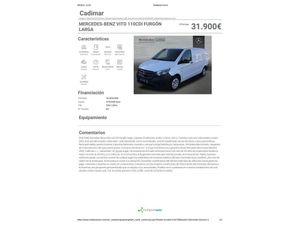 Mercedes Vito 110CDI furgón  larga  - Foto 2