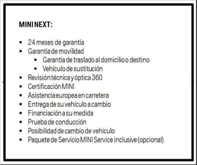 MINI 5 Puertas Cooper 100 kW (136 CV)