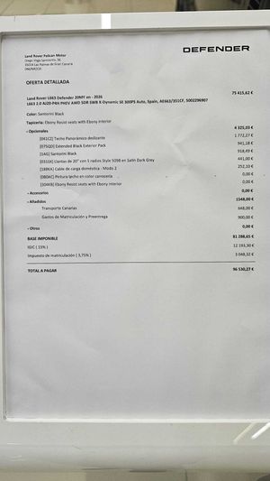 Land-Rover Defender PHEV X-Dynamic SE   - Foto 10