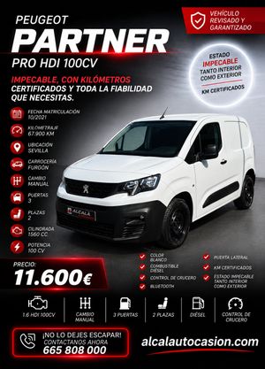 Peugeot Partner PRO 1.6 BLUEHDI 100CV - Foto 13