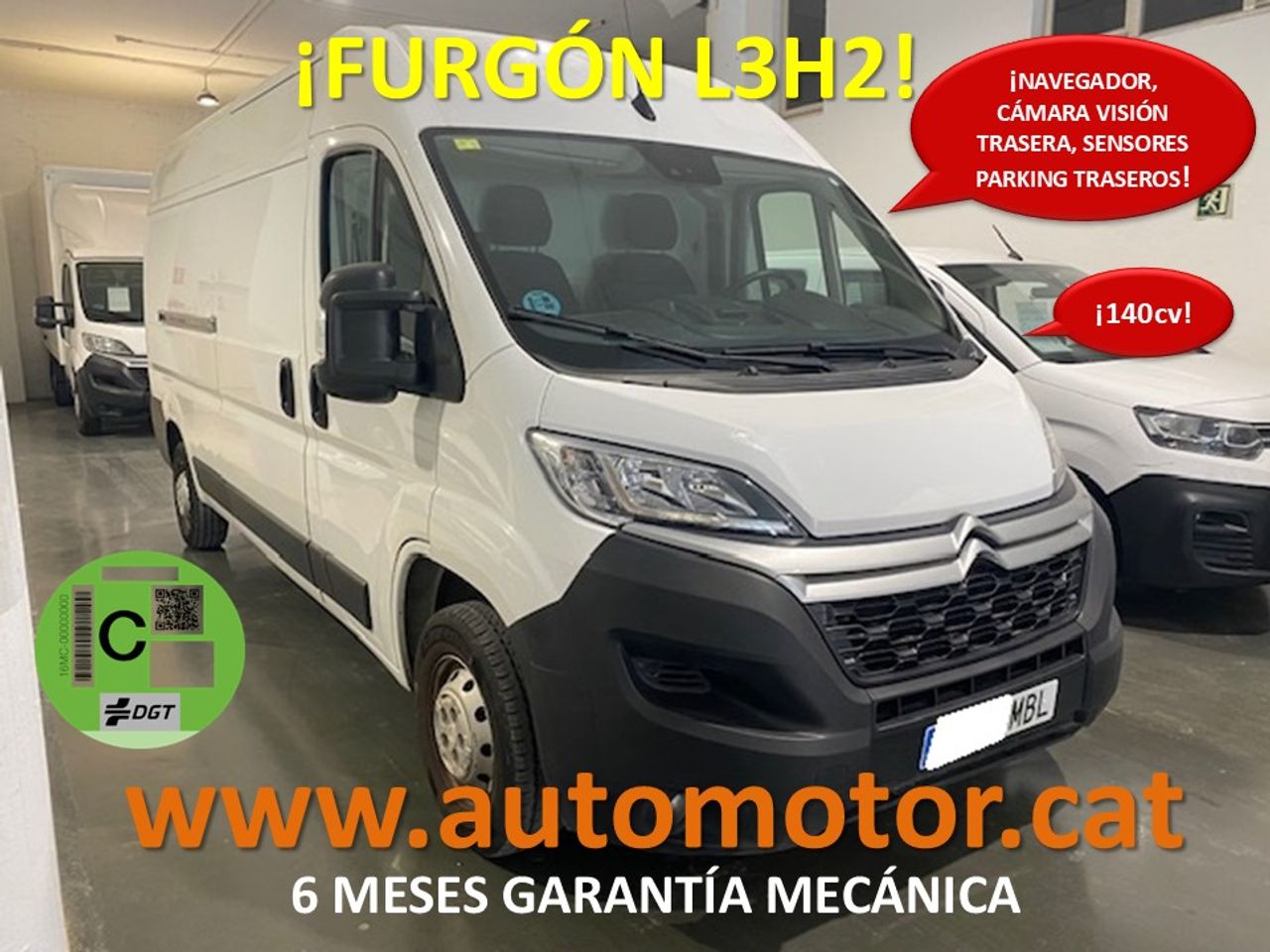 Citroën Jumper Furgon 35 L3H2 BlueHDi 103KW 140CV - GARANTIA FÁBRICA 09/2025 - Foto 1
