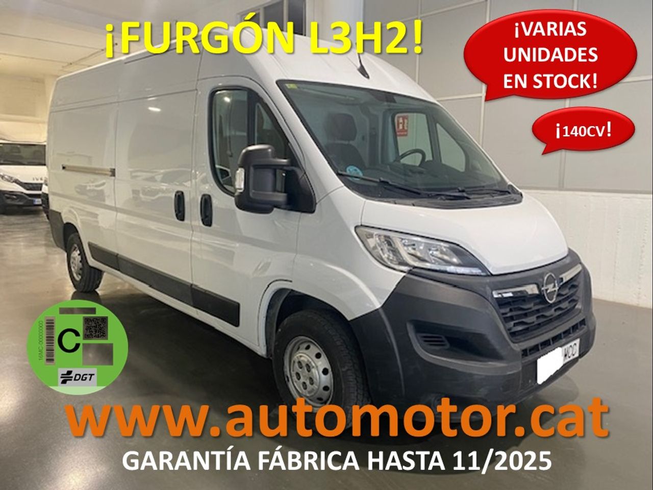 Opel Movano Fg. 2.3CDTI L3H2 3500 140CV - GARANTIA FÁBRICA 11/2025 - Foto 1