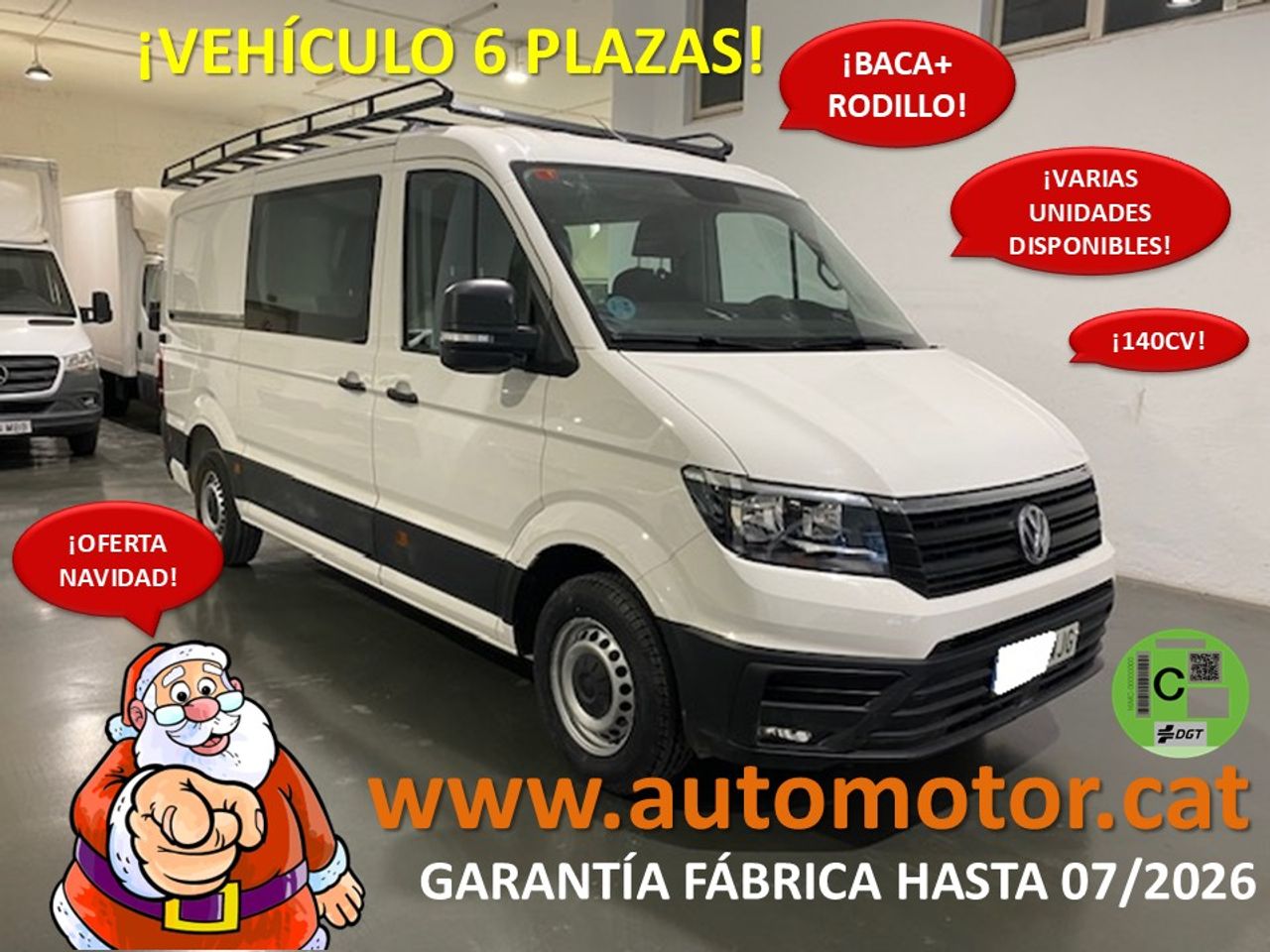 Volkswagen Crafter 35 Furgon BM TN L3H2 2.0TDI 103kW140CV - GARANTIA FÁBRICA 07/2026 - Foto 1