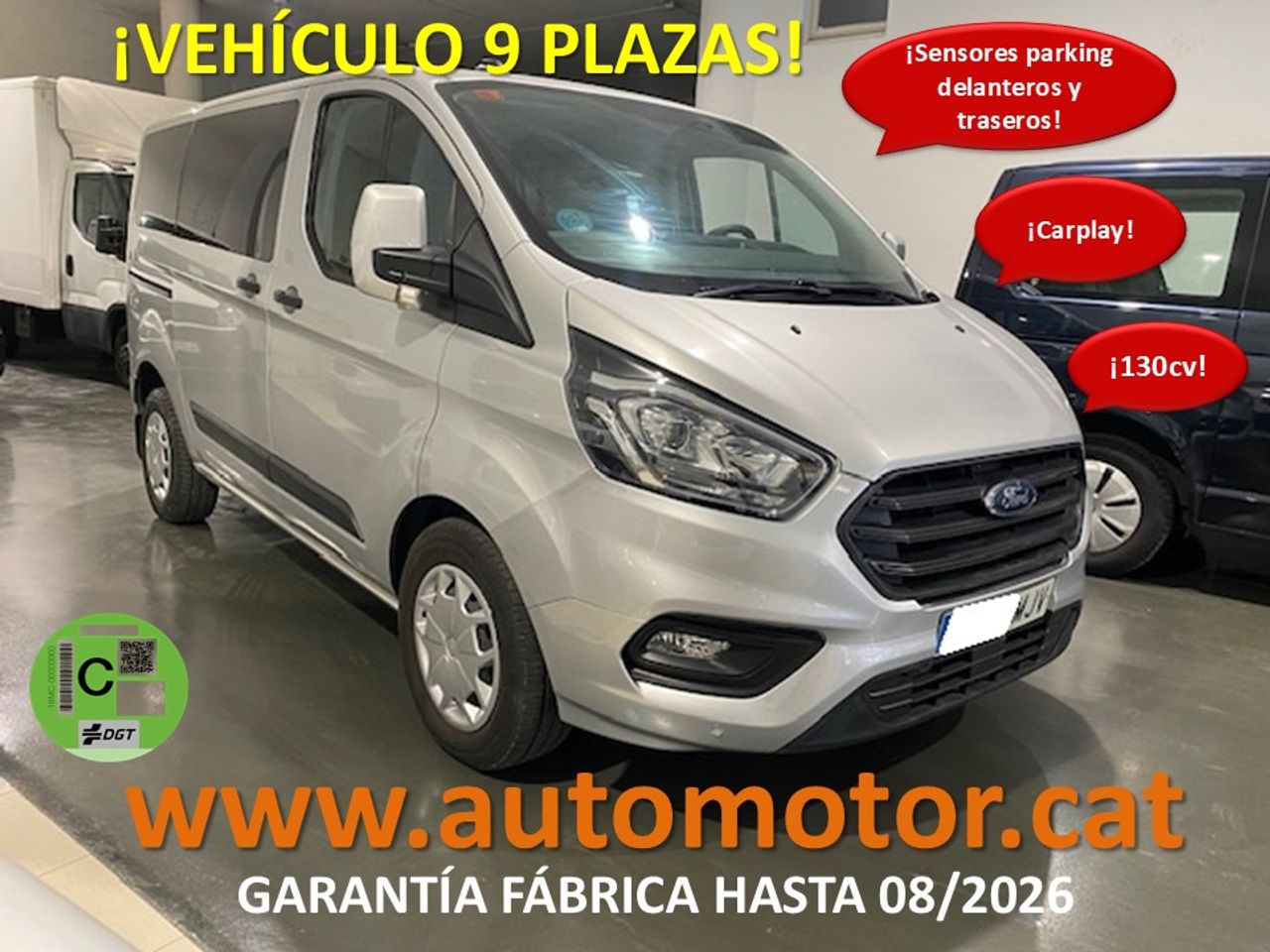 Ford Transit Custom Kombi 2.0 TDCI 320 L1 Trend - GARANTIA FÁBRICA 08/2026 - Foto 1
