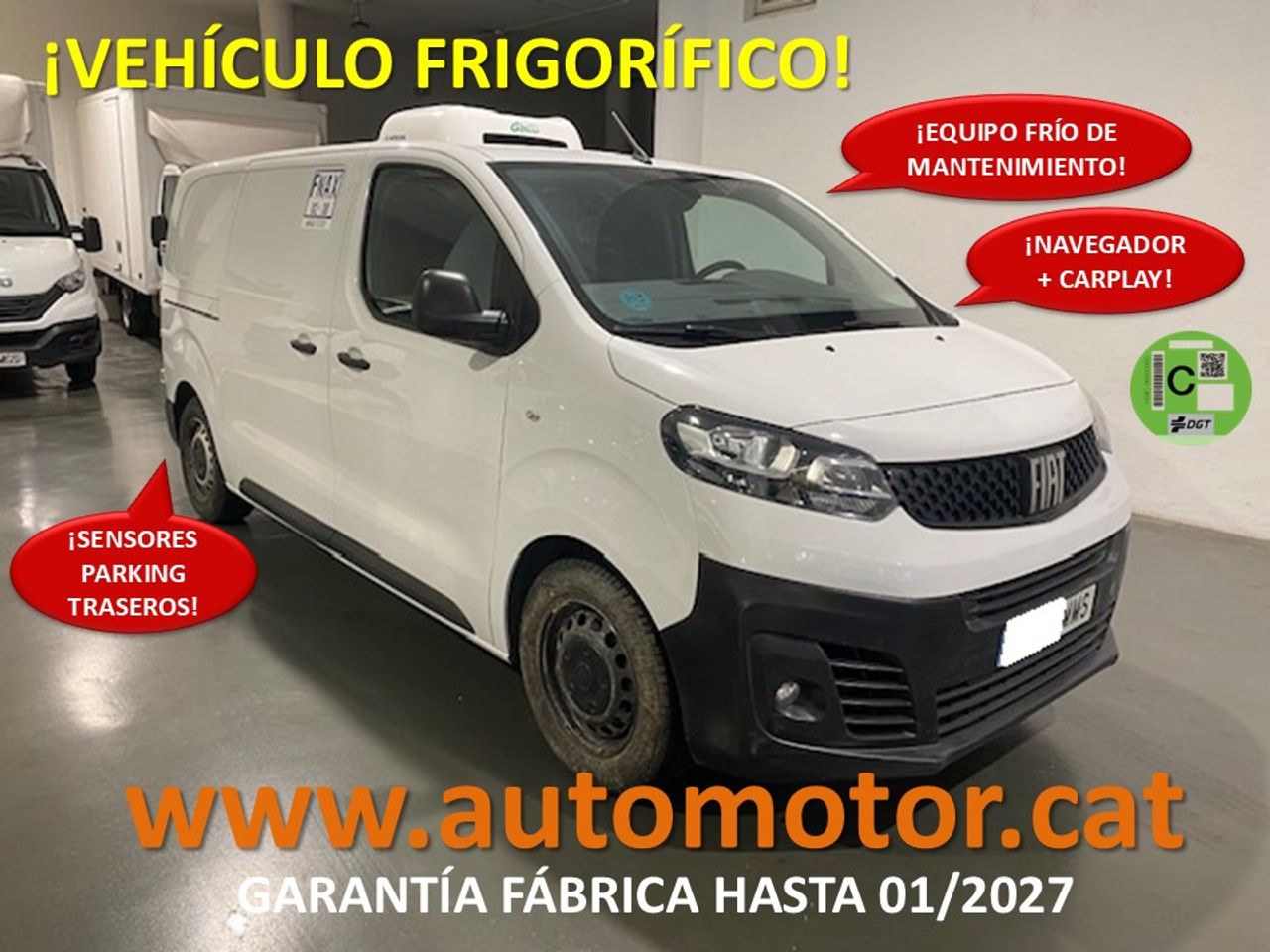 Fiat Scudo Furgon L2 100cv MT5 FRIGORÍCO DE MANTENIMIENTO - Foto 1