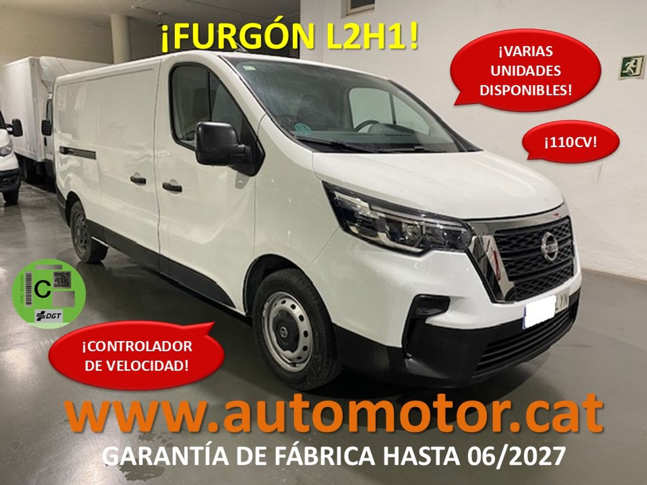 Nissan Primastar Furgon 29 L2H1 2.0 DCI 110cv  - GARANTIA FÁBRICA 06/2027 - Foto 1