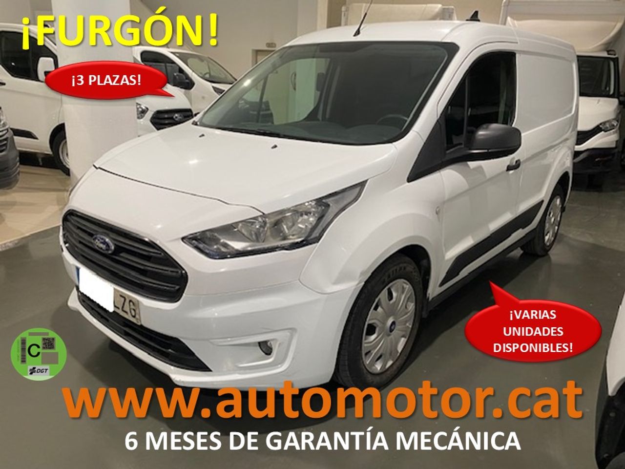 Ford Transit Connect Furgón L1 1.5TDCI 100CV 3 PLAZAS - GARANTIA MECANICA - Foto 1