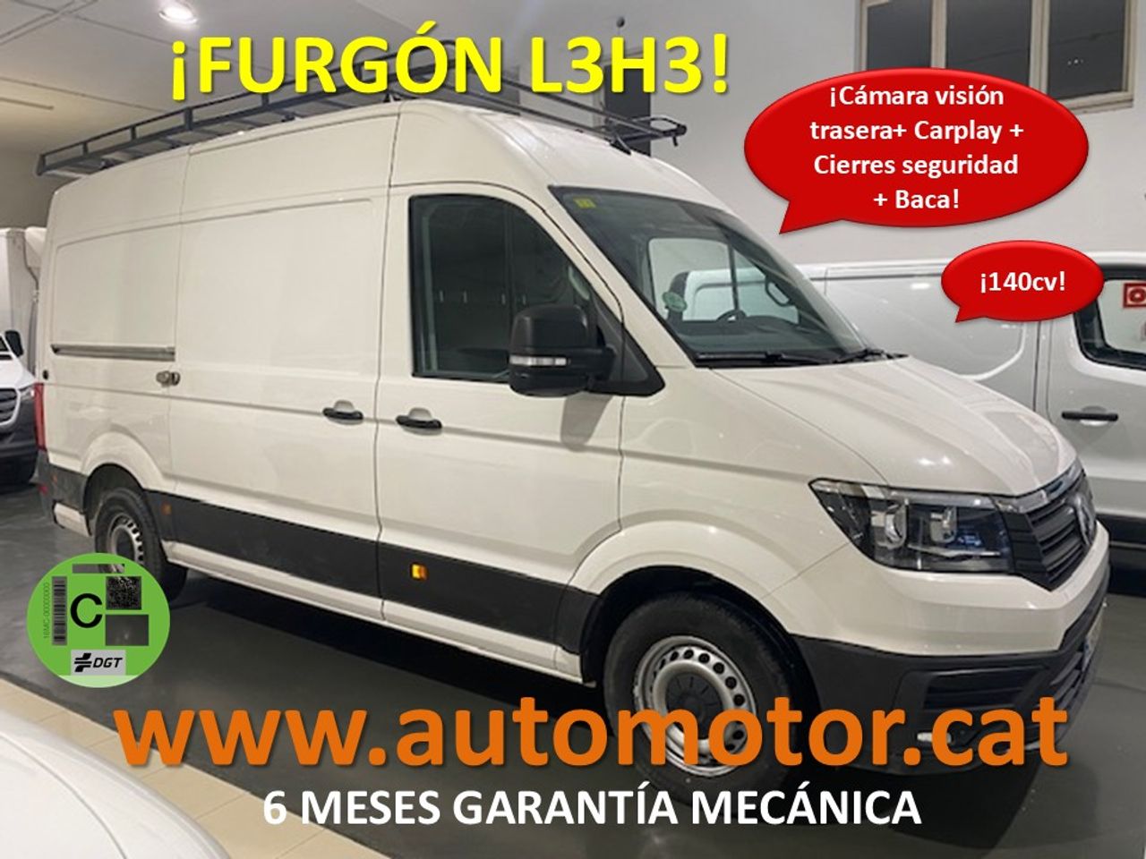 Volkswagen Crafter 35 Furgon BM TA L3H3 2.0TDI 103kW140CV - GARANTIA MECANICA - Foto 1