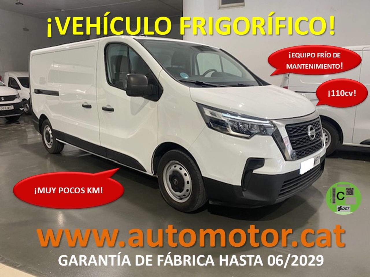 Nissan Primastar Furgon 29 L2H1 2.0 DCI 110cv FRIGORIFICO - GARANTIA MECANICA - Foto 1