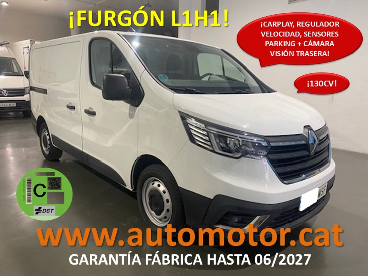 Renault Trafic Furgon L1H1 Blue dCi 130 CV - GARANTIA FÁBRICA 06/2027 - Foto 1
