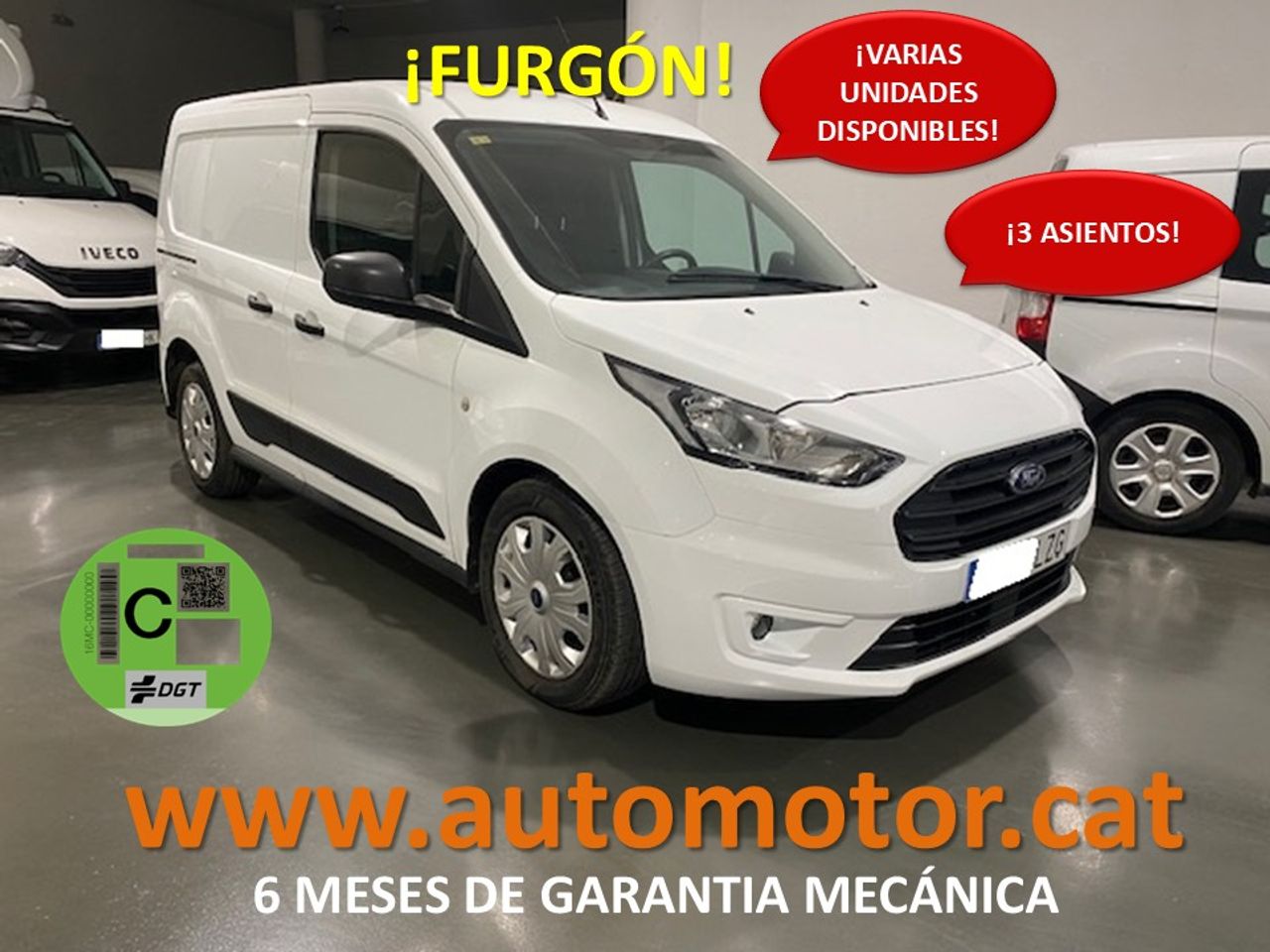 Ford Transit Connect Furgón L1 1.5TDCI 100CV 3 PLAZAS - GARANTIA MECANICA - Foto 1
