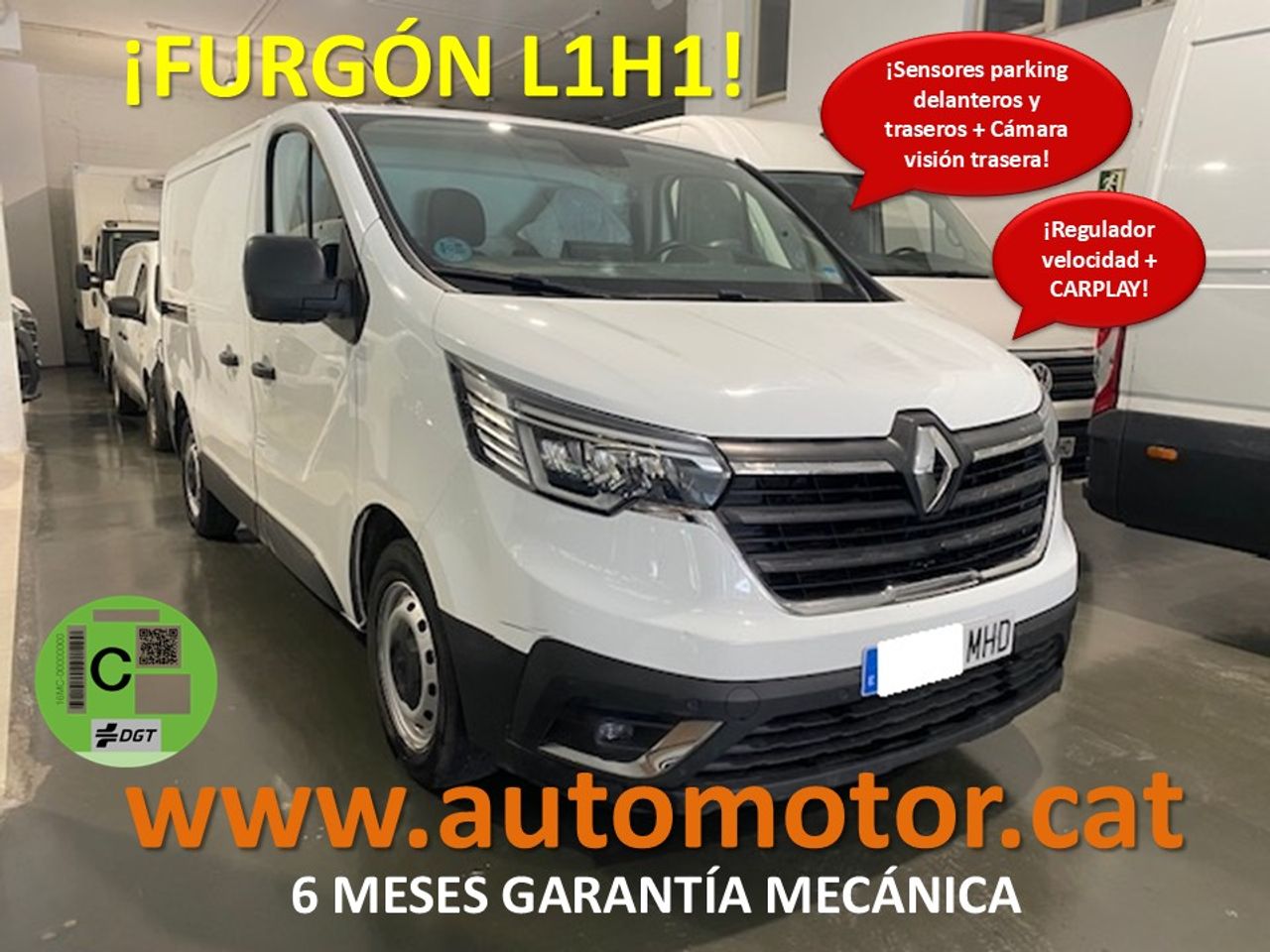 Renault Trafic Furgon L1H1 Blue dCi 130 CV - GARANTIA FÁBRICA 06/2027 - Foto 1