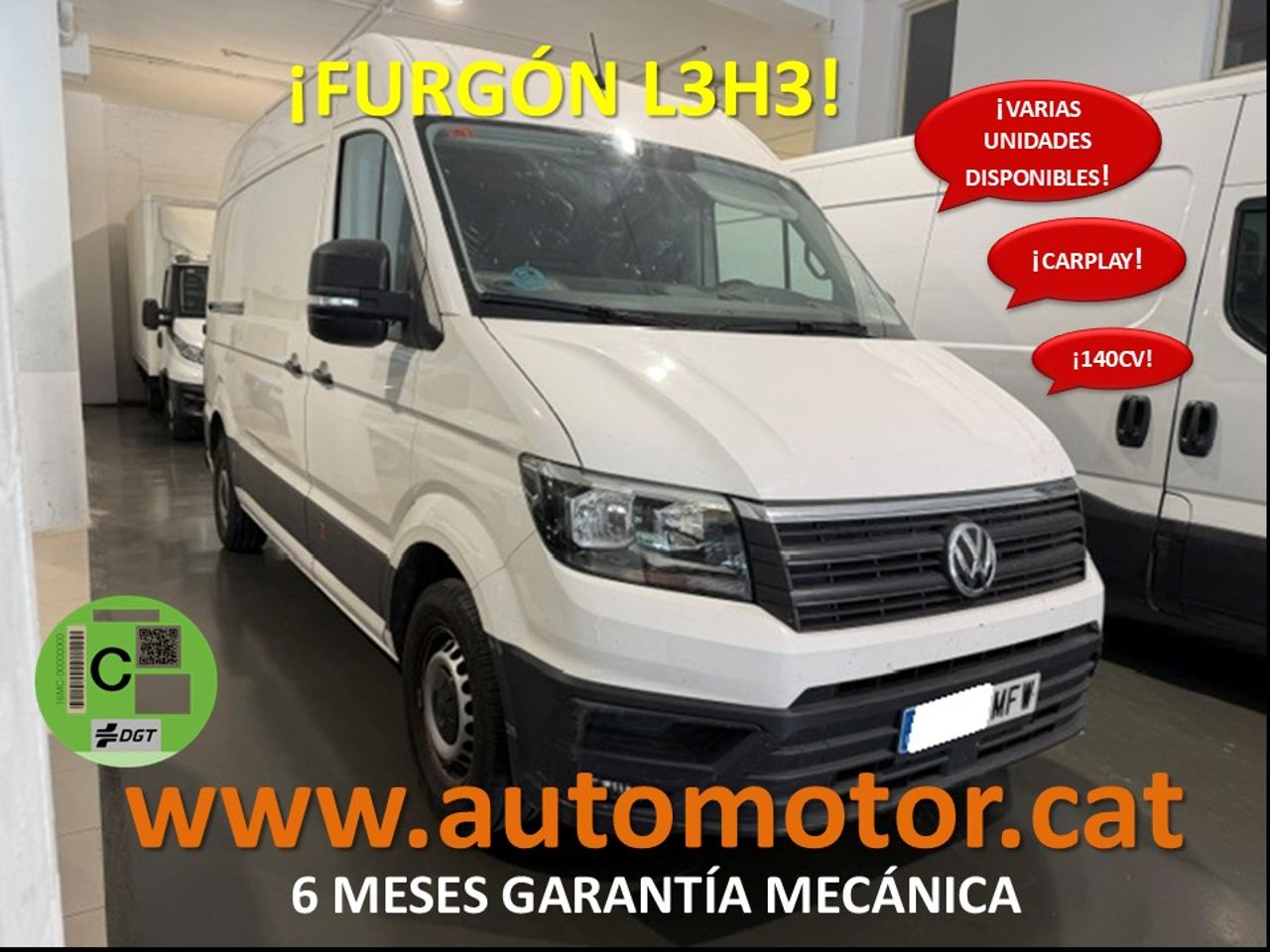 Volkswagen Crafter 35 Furgon BM TA L3H3 2.0TDI 103kW140CV - GARANTIA MECANICA - Foto 1
