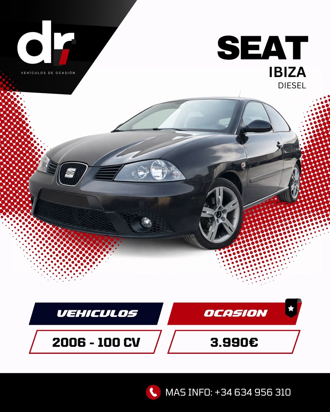 Seat Ibiza 1.9 TDI 100CV SPORT - Foto 1