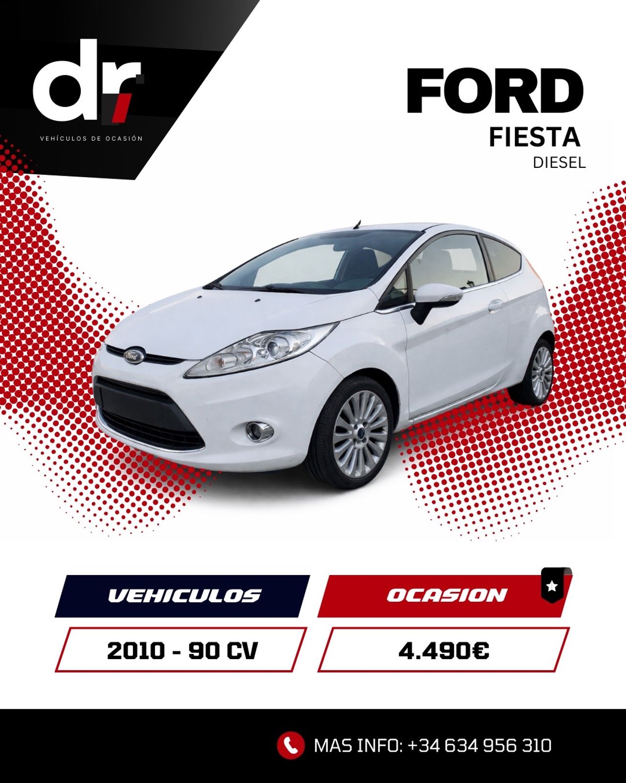 Ford Fiesta 3p Titanium 1.60 TDCi - Foto 1