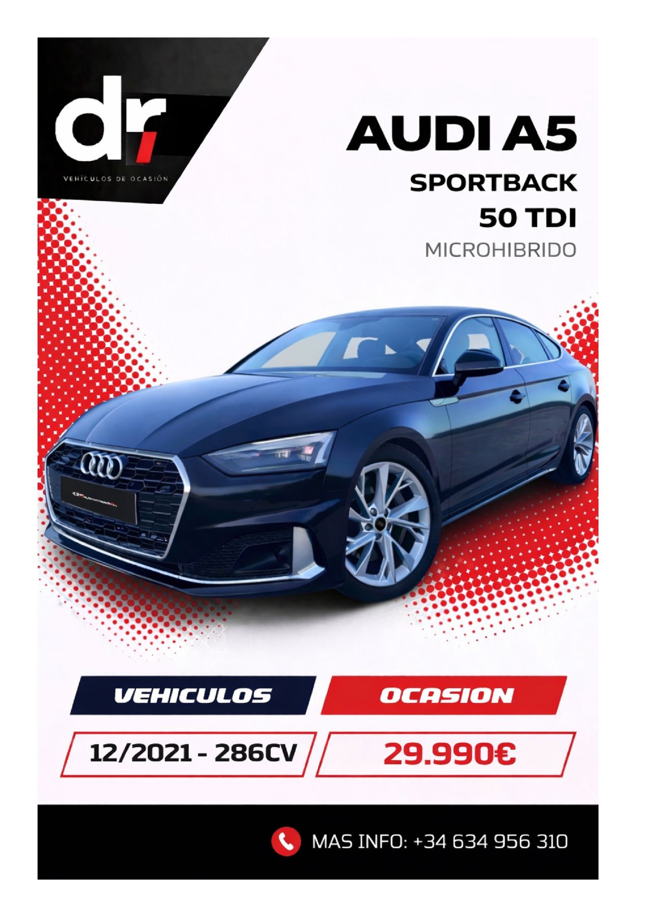 Audi A5 50 Tdi Advance sportback quattro triptonic Etiqueta Eco - Foto 1