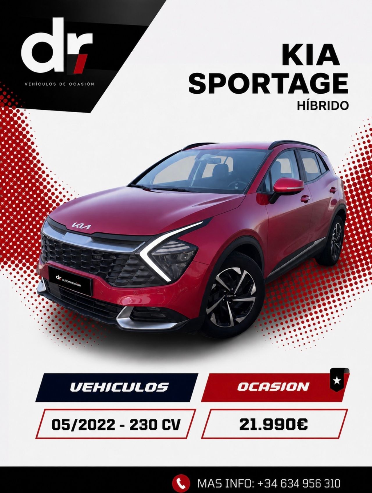 Kia Sportage Drive HEV 1.6 T-GDI 169 kW - Foto 1