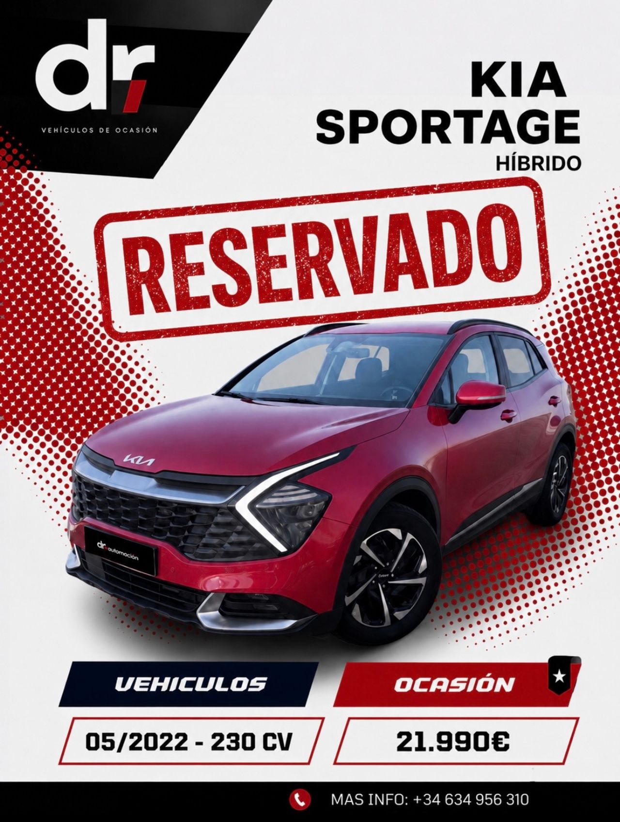 Kia Sportage Drive HEV 1.6 T-GDI 169 kW - Foto 1