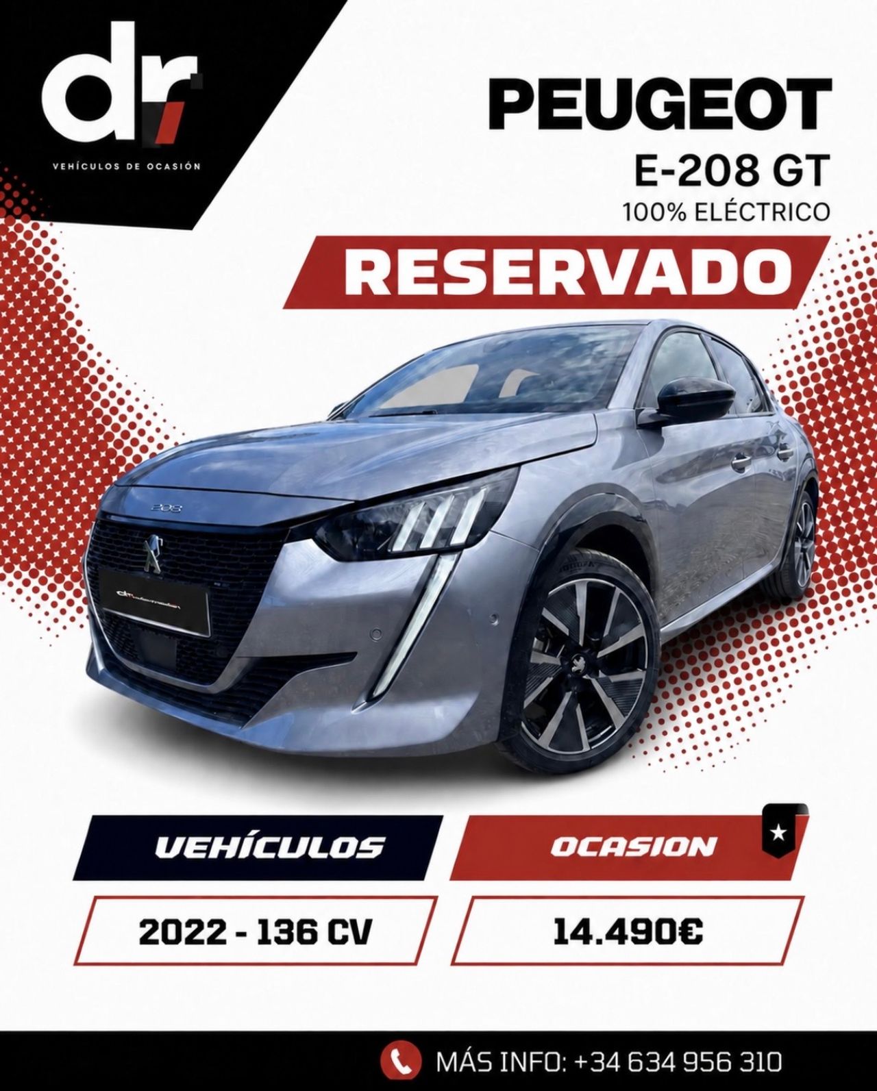 Peugeot 208 e-208 GT 100 kW - Foto 1