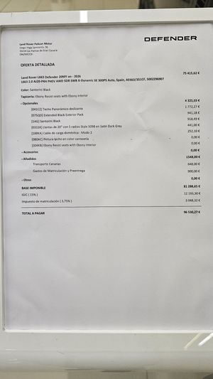 Land-Rover Defender PHEV X-Dynamic SE   - Foto 10