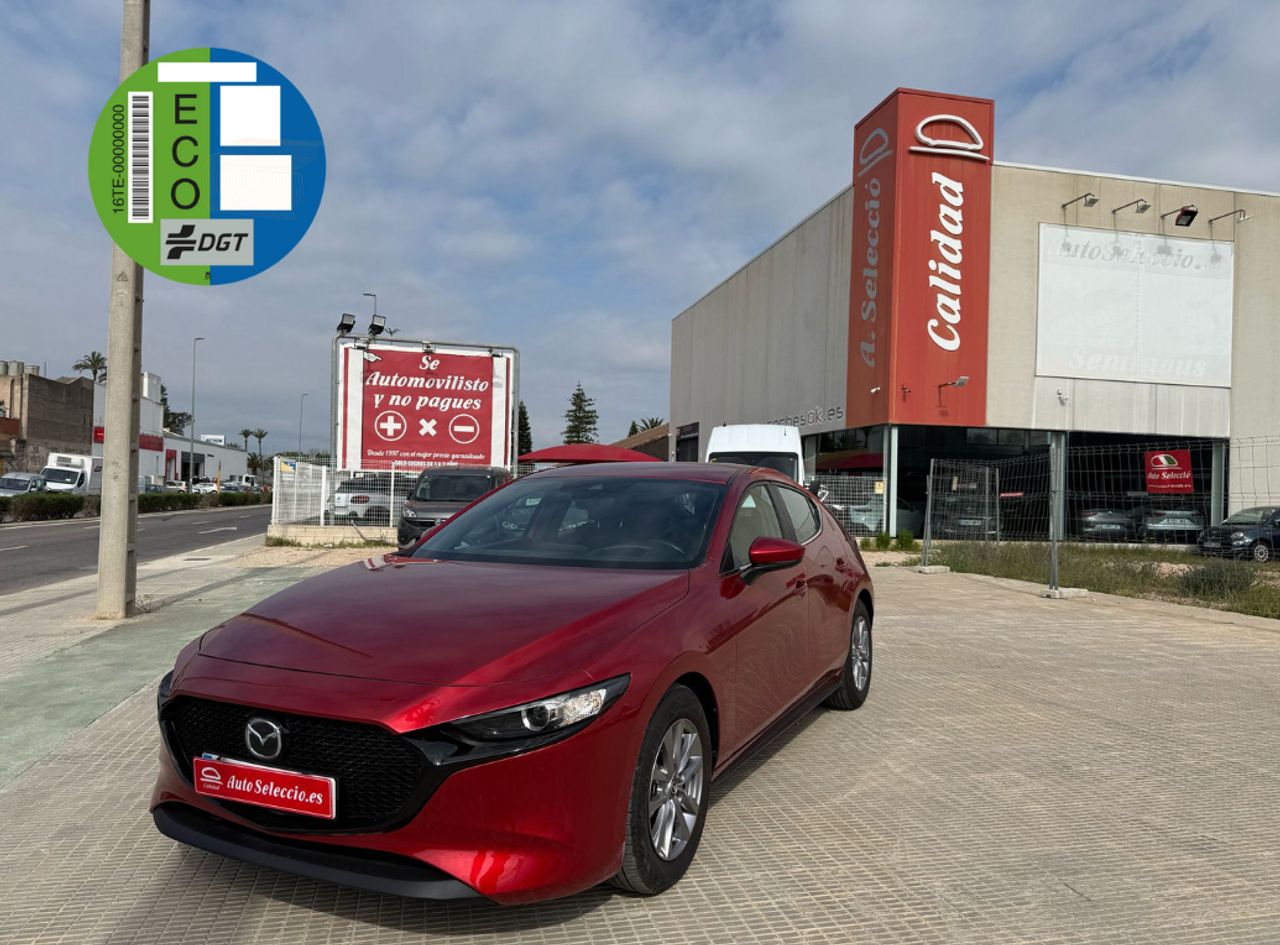 Mazda 3 2.0 e-SKYACTIV-G 88KW ORIGIN rojo 2022  - Foto 1