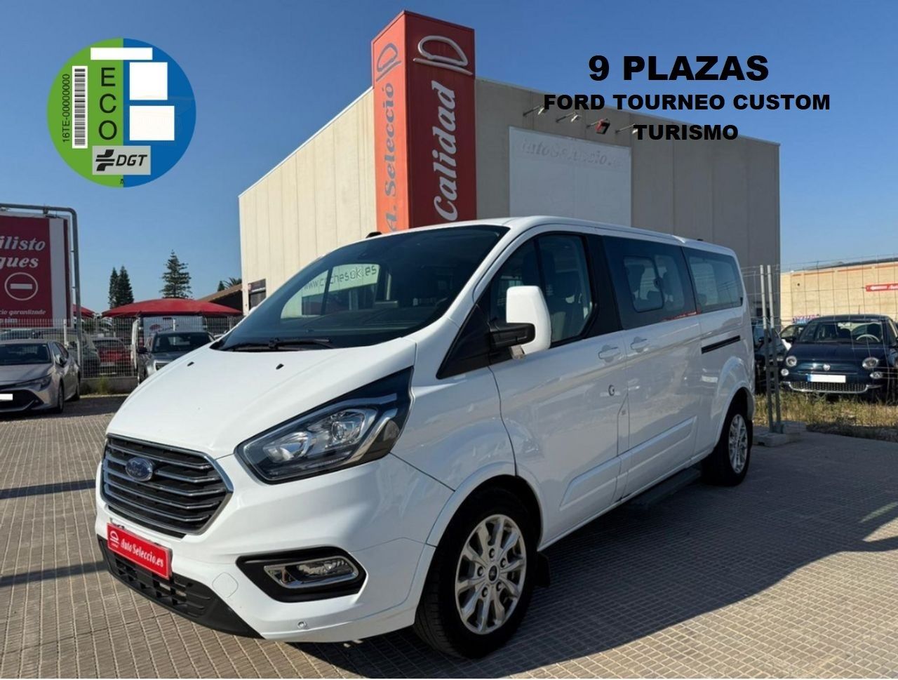 Ford Transit Custom 2.0 Ecoblue 110kW Hybrid L2 Titanium X Turismo Blanca 2022 9 plazas  - Foto 1