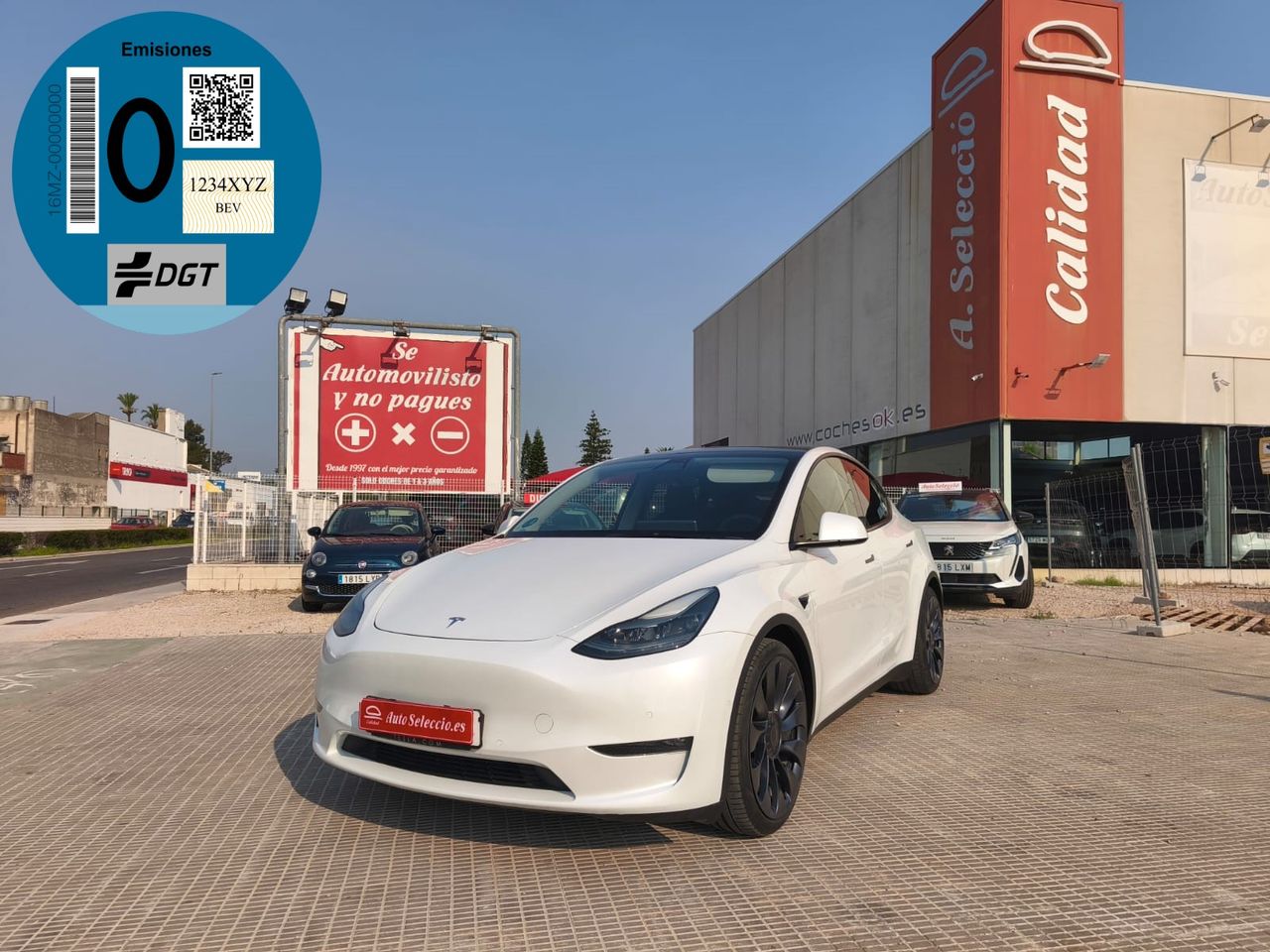 Tesla Model Y Performance 4WD BLANCO  - Foto 1