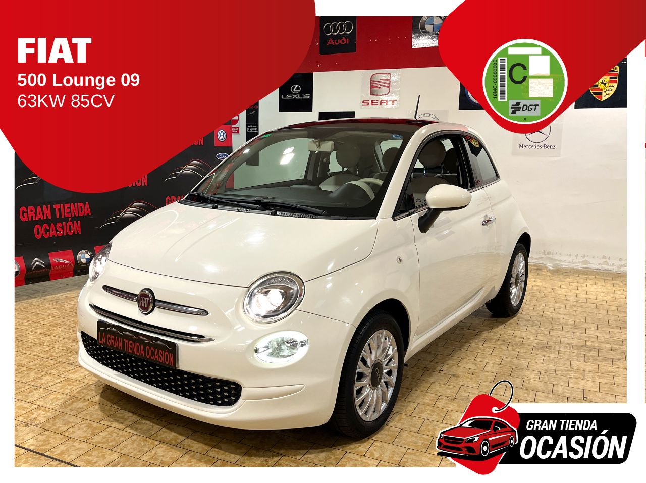 Fiat 500 Lounge 09 63KW 85 CV   - Foto 1