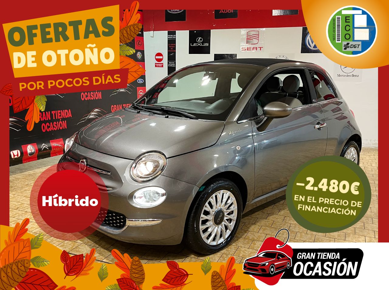 Fiat 500C Dolcevita 1.0 Hybrid 51KW 70 CV   - Foto 1