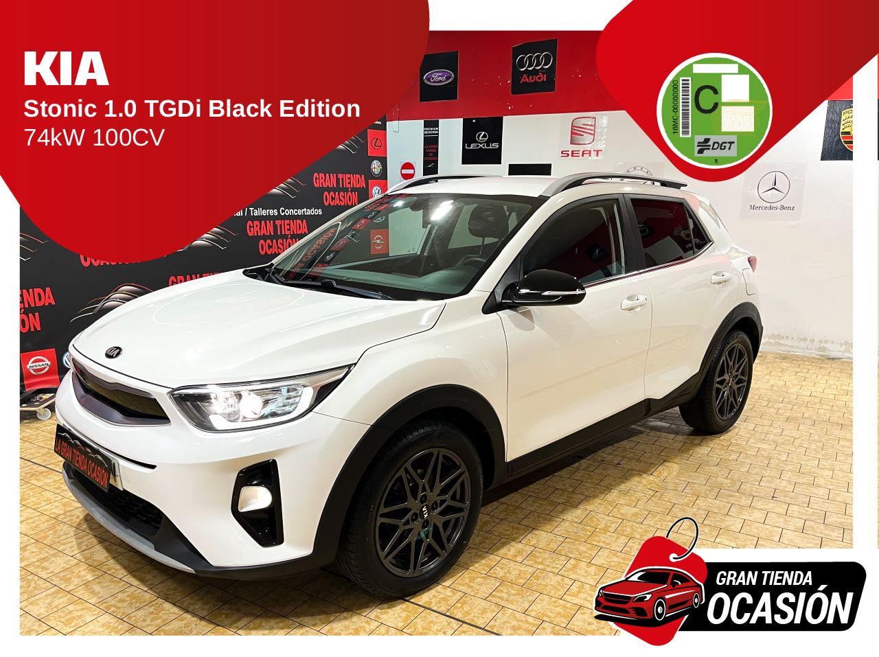 Kia Stonic 1.0 TGDi 74kW 100CV Black Edition   - Foto 1