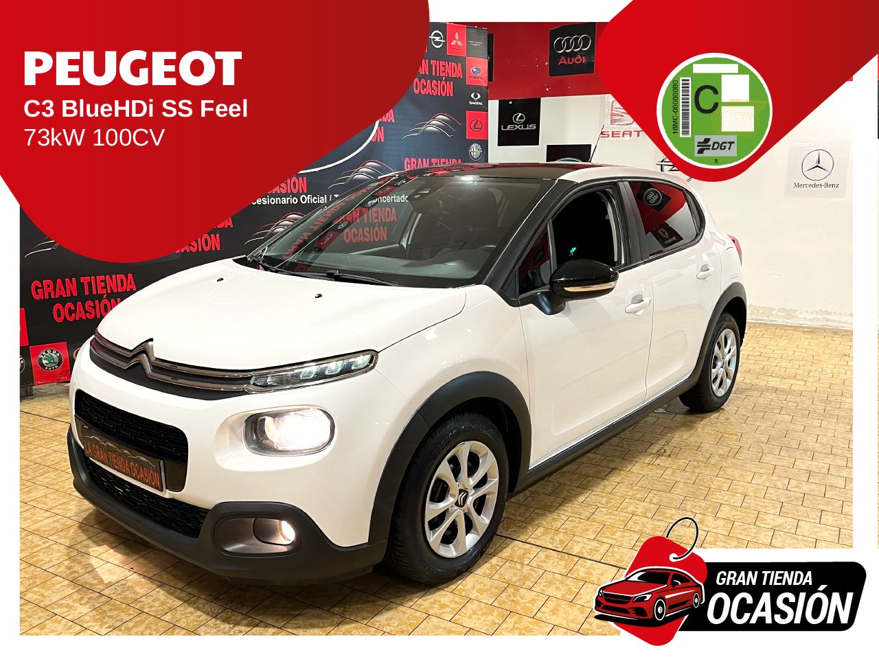 Citroën C3 BlueHDi 73KW 100CV SS FEEL   - Foto 1