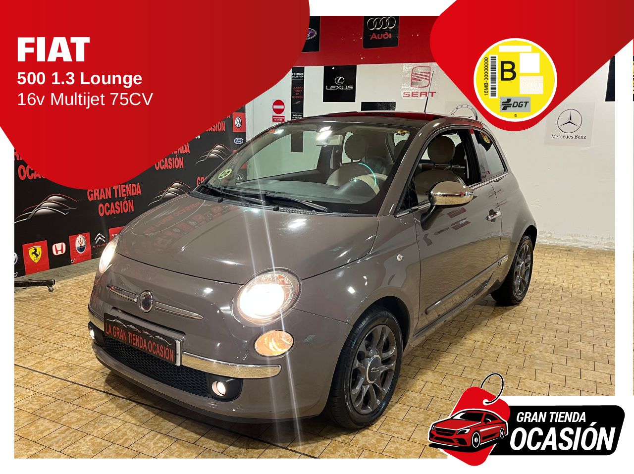 Fiat 500 1.3 16v Multijet 75 CV Lounge   - Foto 1