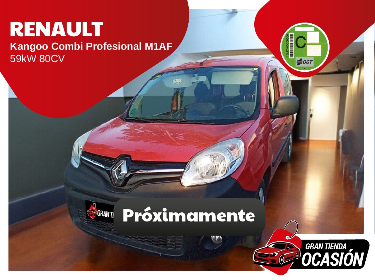 Renault Kangoo Combi Profesional M1AF Blue dCi 59 kW 80 CV   - Foto 1